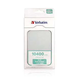 Verbatim 10400 mAh Lithium-ion Power Pack - White