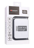 Verbatim 6 Ports USB Charger - White