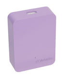 Verbatim 6 Ports USB Charger - Purple