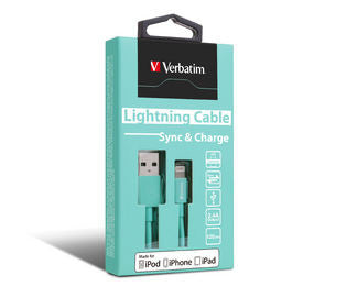 Verbatim 120cm Colorful Lightning Cable Green