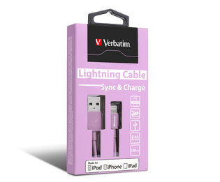 Verbatim 120cm Colorful Lightning Cable purple